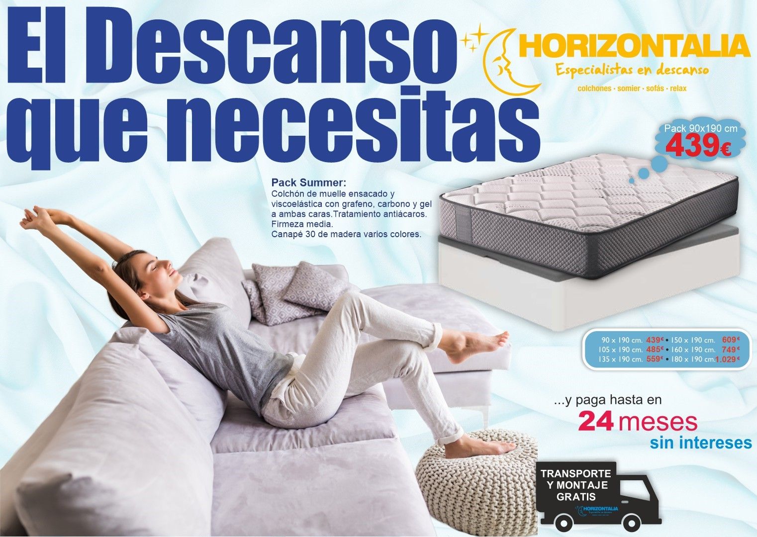 COLCHONES Y SOFAS EN CARTAGENA MURCIA HORIZONTALIA EL DESCANSO QUE NECESITAS MAYO JUNIO 2025 PORTADA
