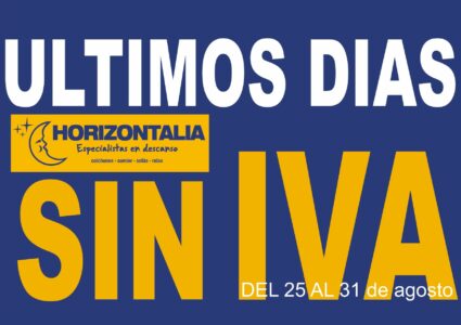 COLCHONES Y SOFAS EN CARTAGENA MURCIA ULTIMOS DIAS SIN IVA 2026 HORIZONTALIA