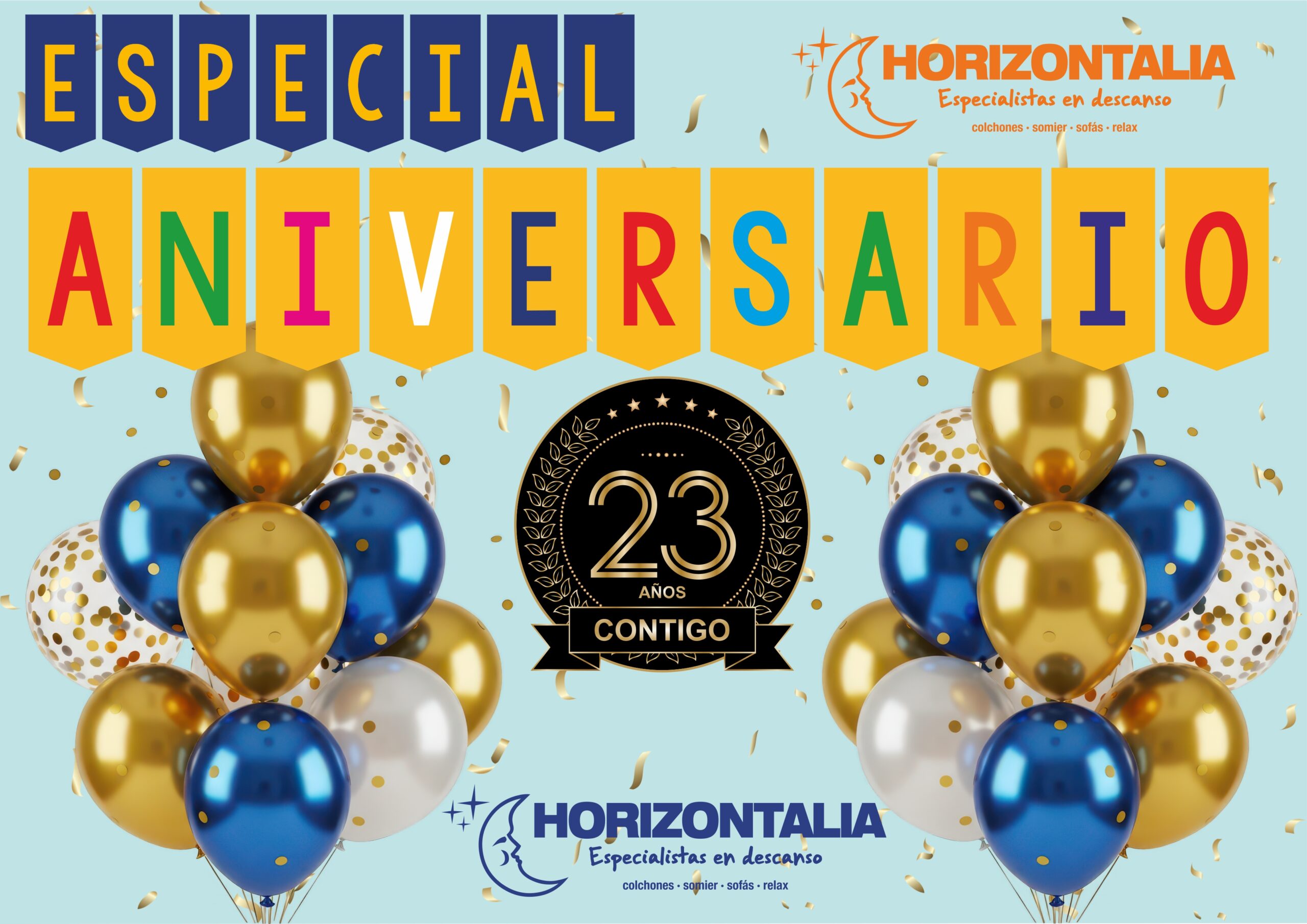 Colchones y Sofás en Cartagena Murcia Aniversario 2026 Horizontalia