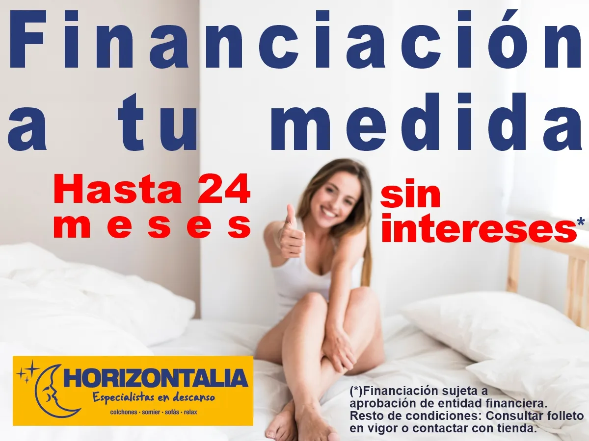Colchones y sofás en Cartagena Murcia Financiación sin intereses Horizontalia